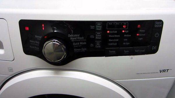 Настройки стиральной машины Samsung