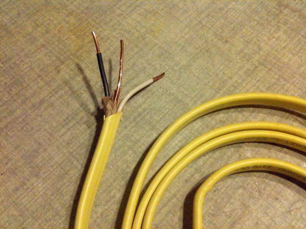 Внешний вид силового кабеля