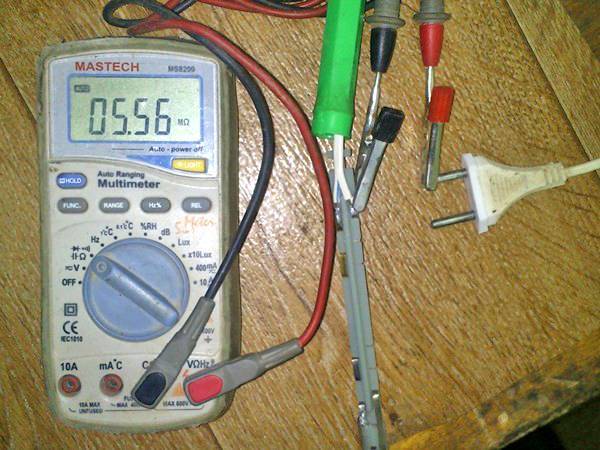 с помощью какого прибора можно проверить исправность провода или шнура